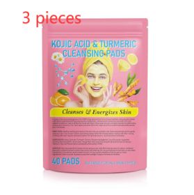 Turmeric Cleansing Pad Compressed Turmeric Kojic Acid (Option: Yellow-40pcs3 pieces)