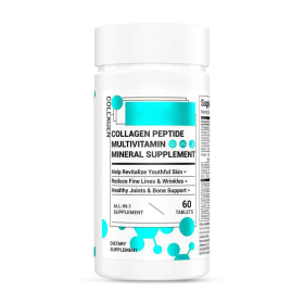 Collagen, Vitamin & Mineral, Contains Vitamin D3, Vitamin C, Probiotics,Vitamin E, Vitamin B & Multivitamin Healthcare Supplement Edible Fitness (Option: ONE)
