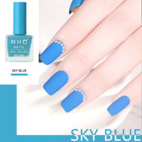 Matte matte nail polish (Option: Sky Blue)